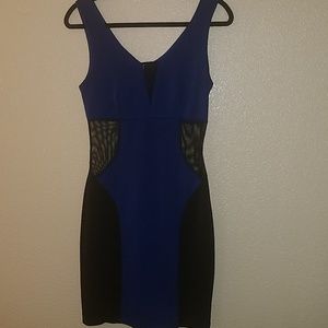 Side Mesh Party Dress